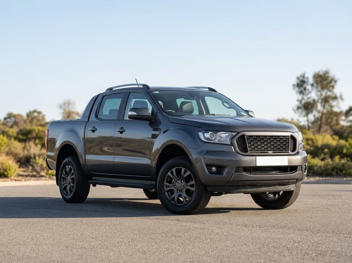 Grey Ford Ranger Pickup