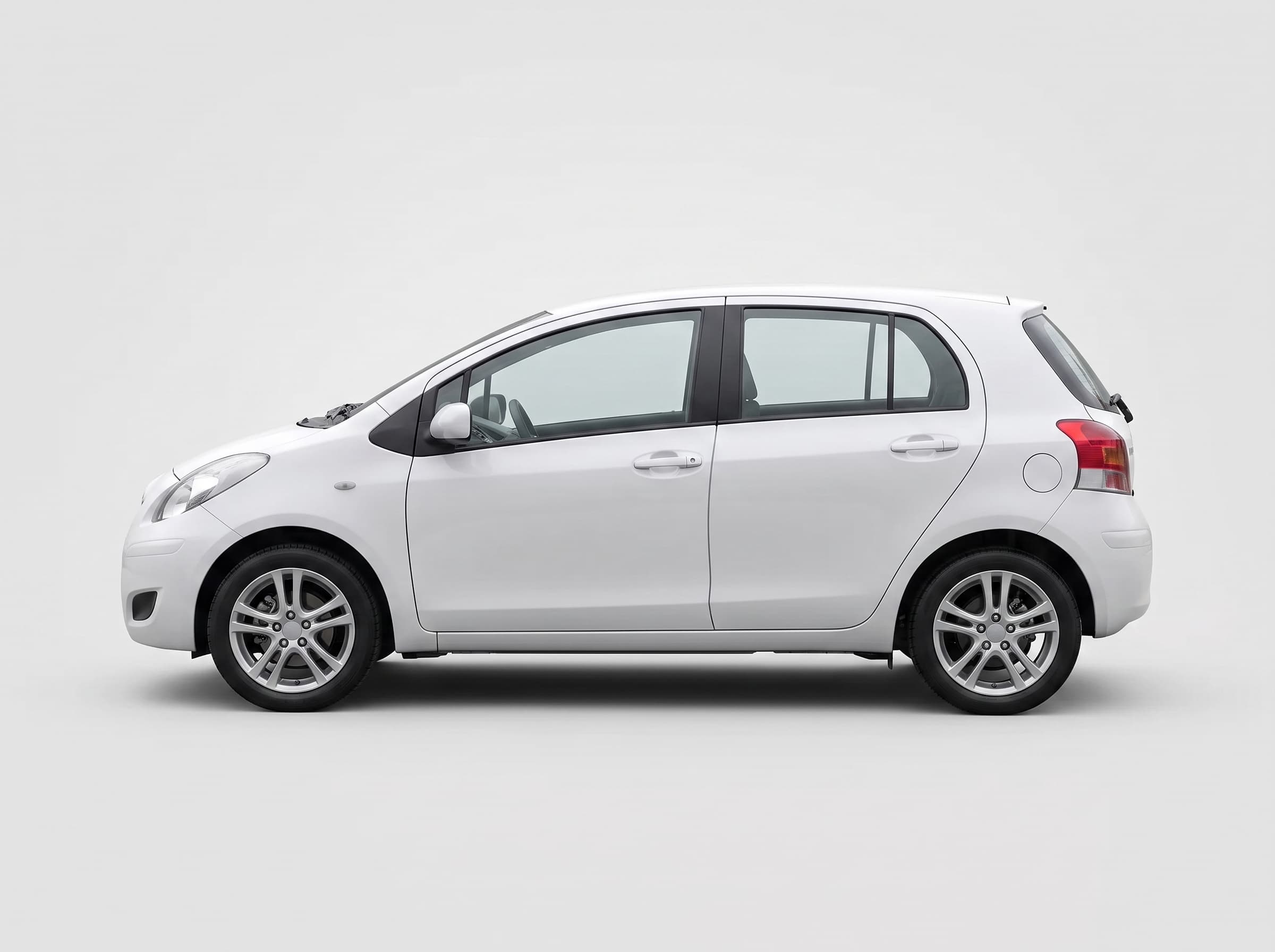 White Compact Hatchback