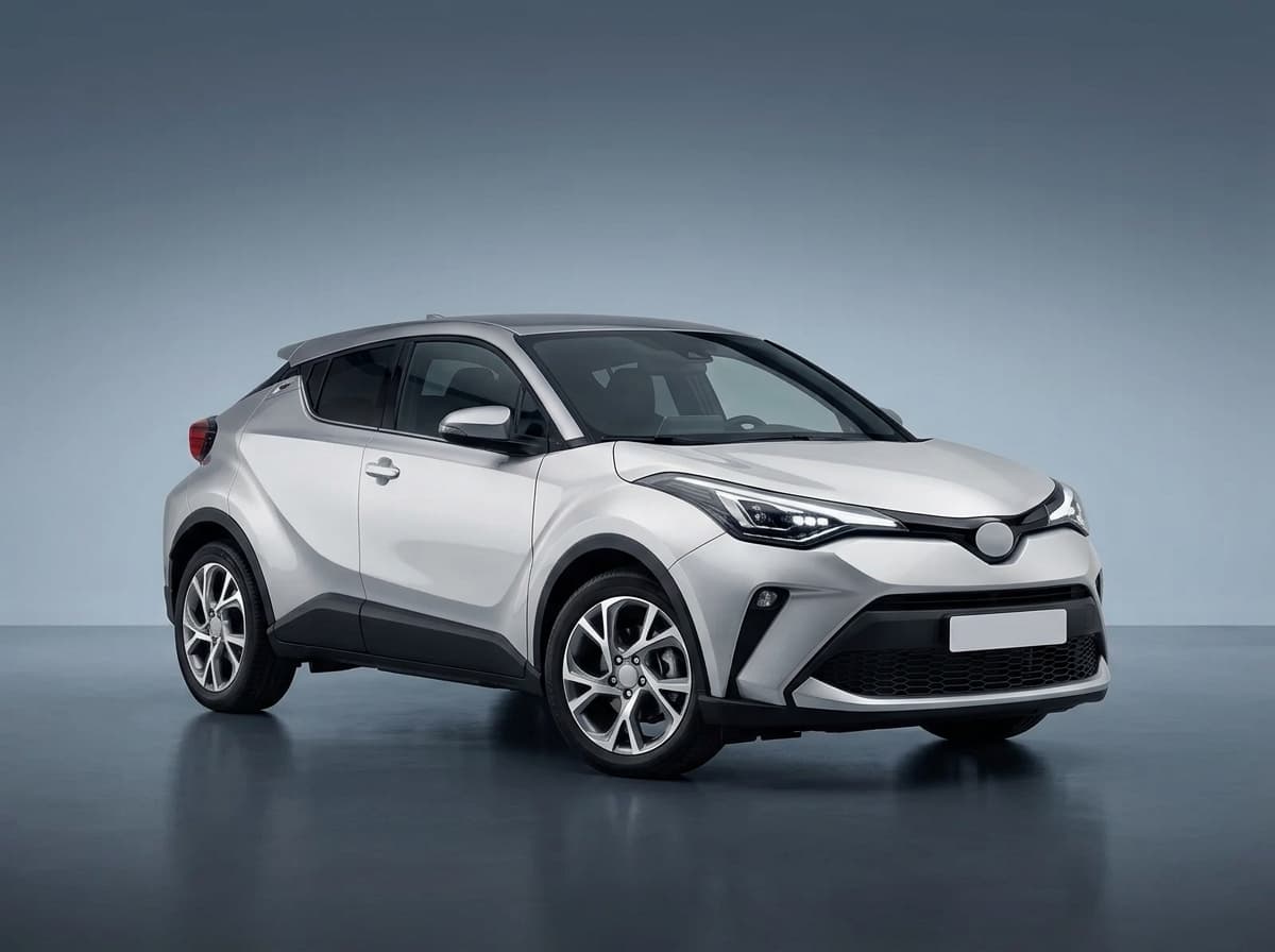 White Toyota C-HR